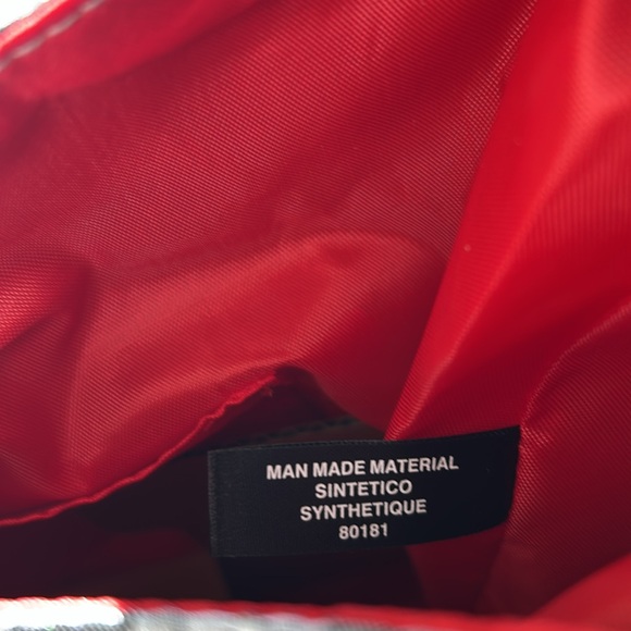 Tahari Hobo Pewter Leopard Tote Bag New With Tags Red Interior Padded Strap - Picture 11 of 12